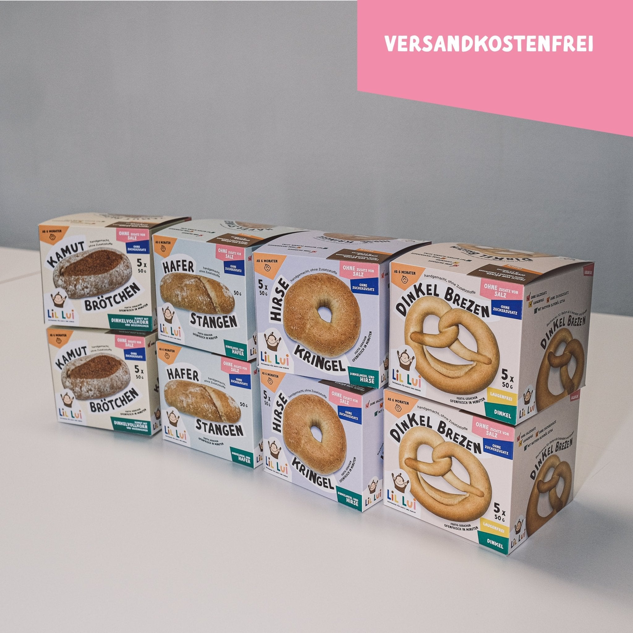 Familybox L - Versandkostenfrei – Baby-Backwaren ohne Salz | Lil Lui