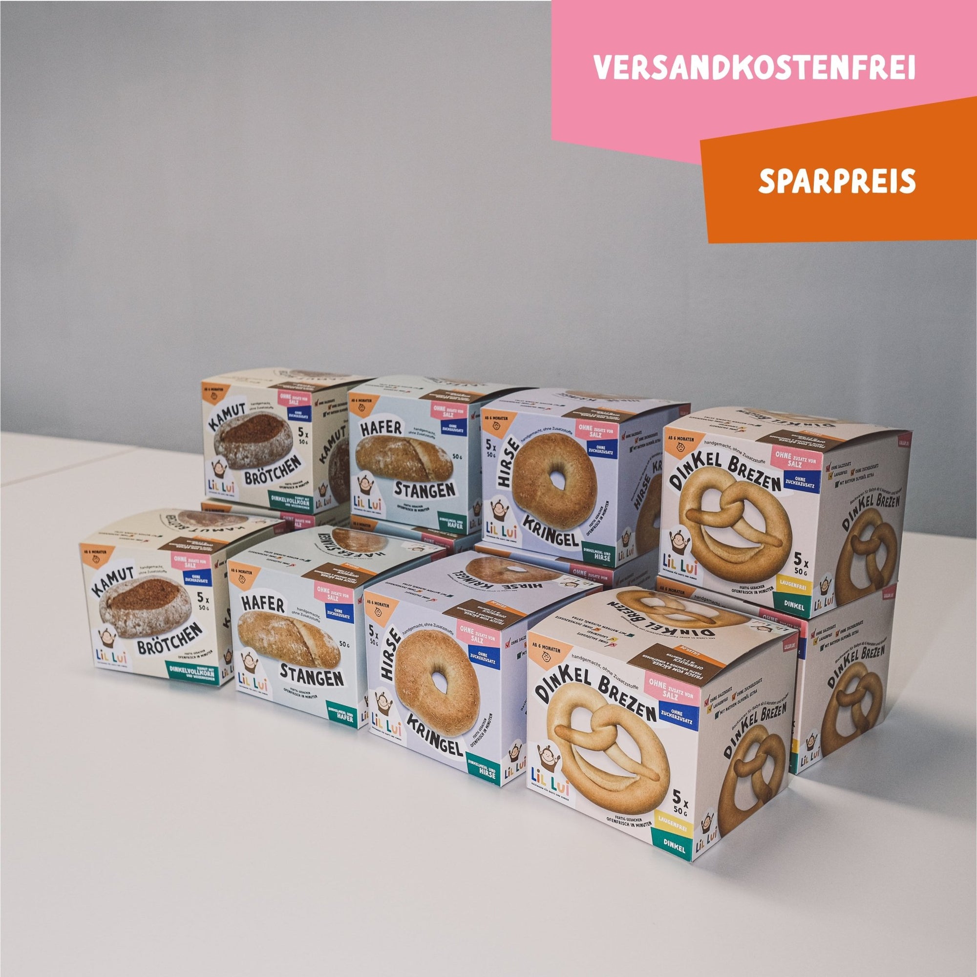 Familybox XL - Versandkostenfrei – Baby-Backwaren ohne Salz | Lil Lui