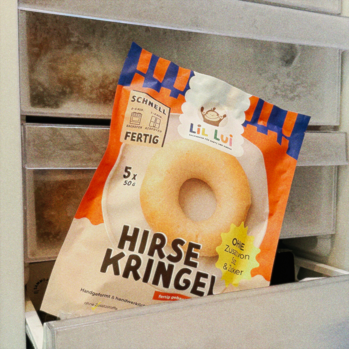 Hirse Dinkelkringel – 5er Pack (ohne Salz | ab 6 Monaten) – Baby-Backwaren ohne Salz | Lil Lui