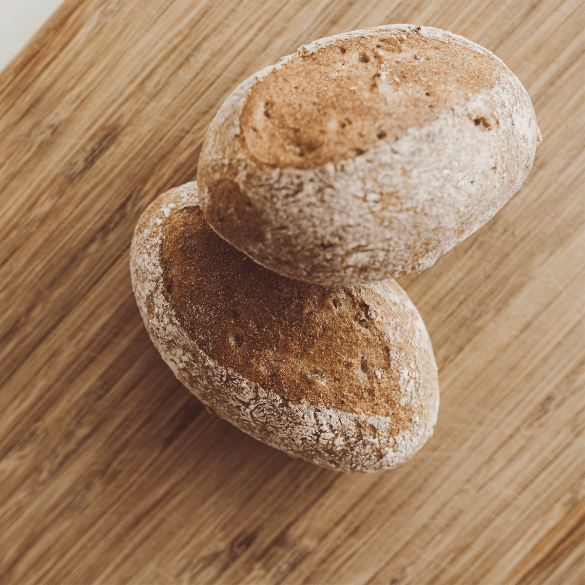 Kamut Dinkelvollkornbrötchen mit Weizenkeimen – 5er Pack (ohne Salz | ab 6 Monaten) – Baby-Backwaren ohne Salz | Lil Lui